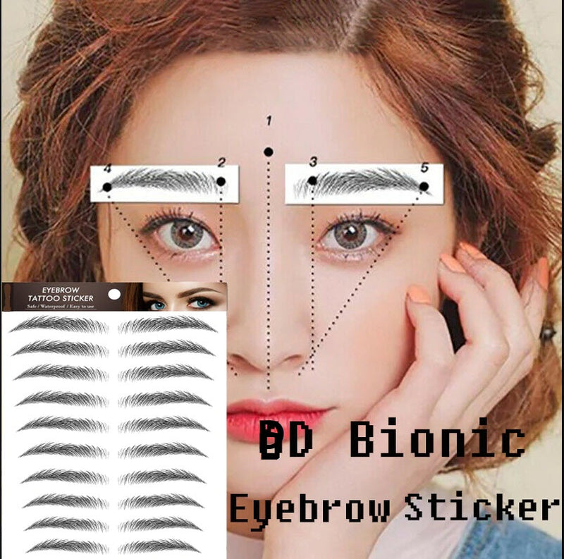 3D  Eyebrow Tattoos Imitation