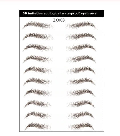 3D  Eyebrow Tattoos Imitation